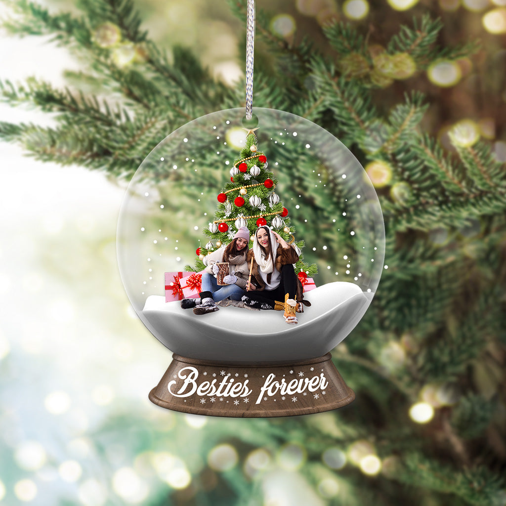 Für immer beste Freundinnen – Personalisierter transparenter Anhänger für beste Freundinnen