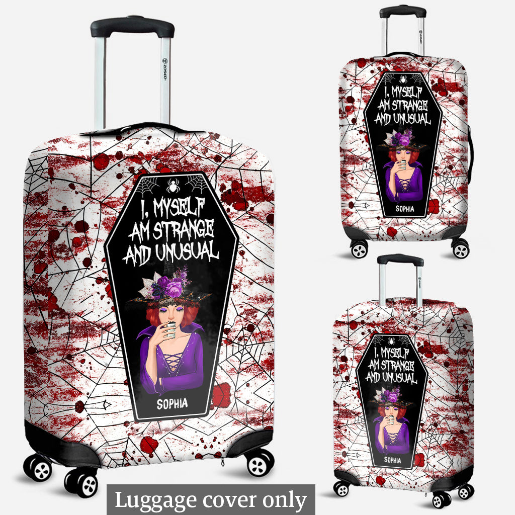 I Myself Am Strange and Unusual - Personalized Witch Luggage Cover