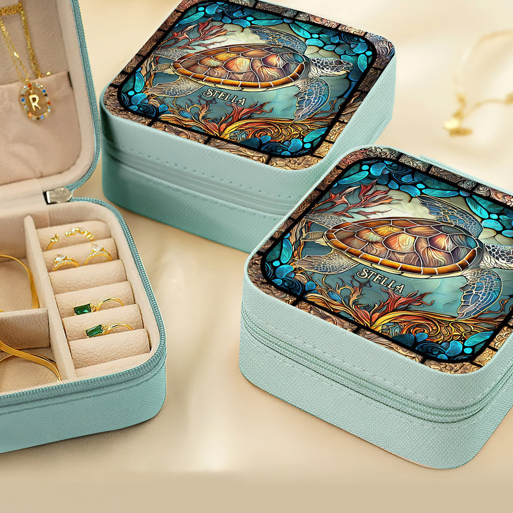 Liebe Schildkröten – Personalisierte Schildkröten-Schmuckschatulle