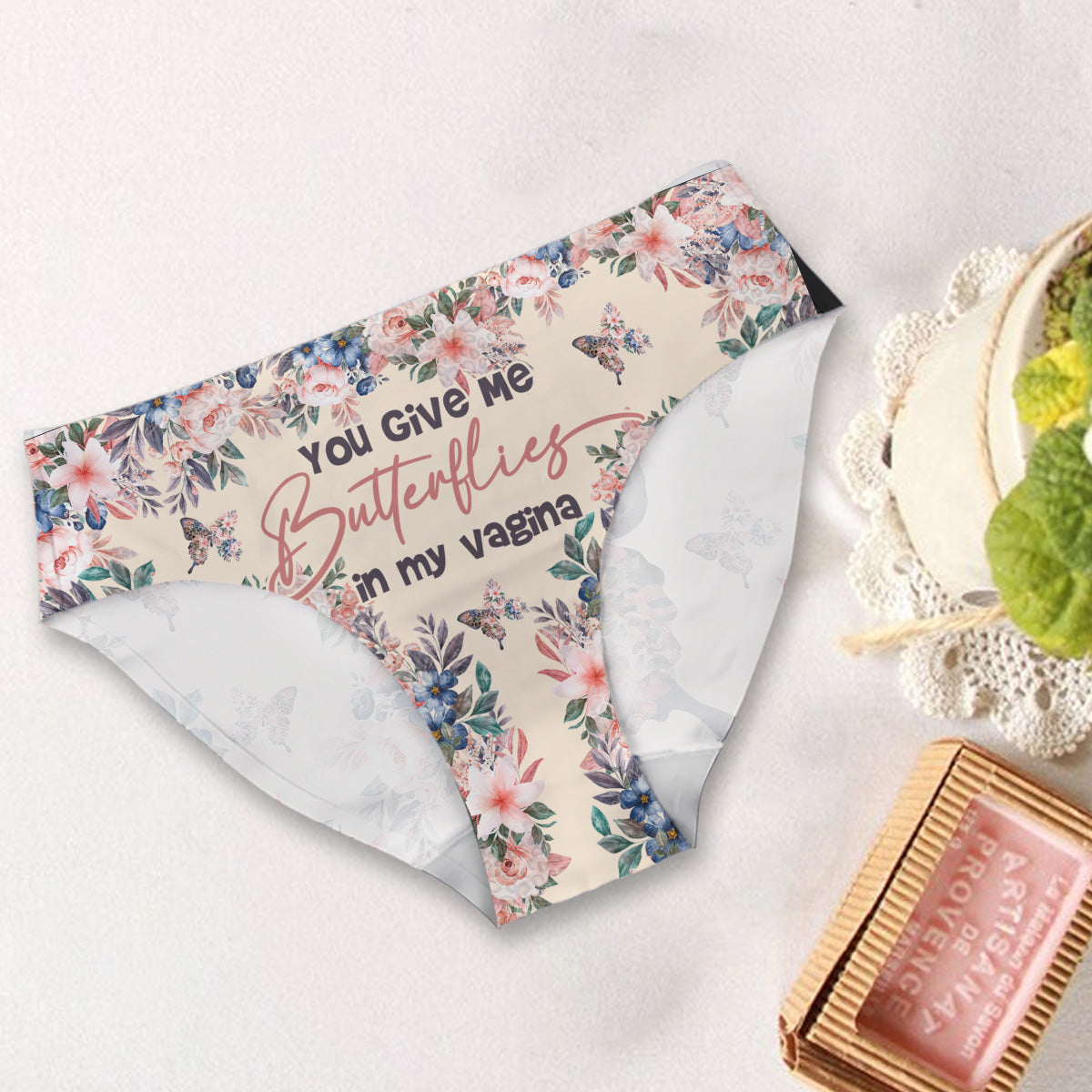 Du gibst mir Schmetterlinge in meiner Vagina - Slips für Paare