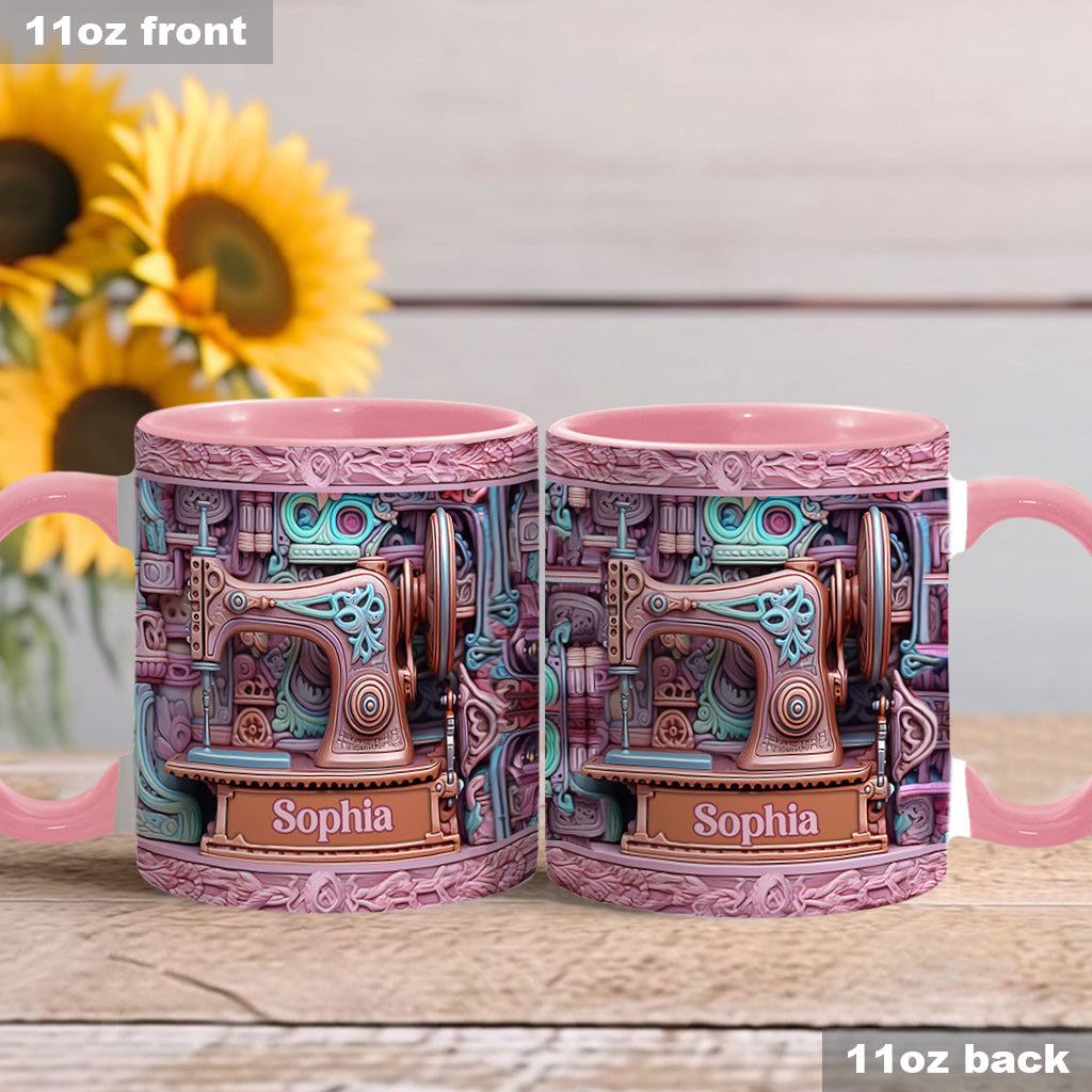 Love Sewing - Personalized Sewing Accent Mug