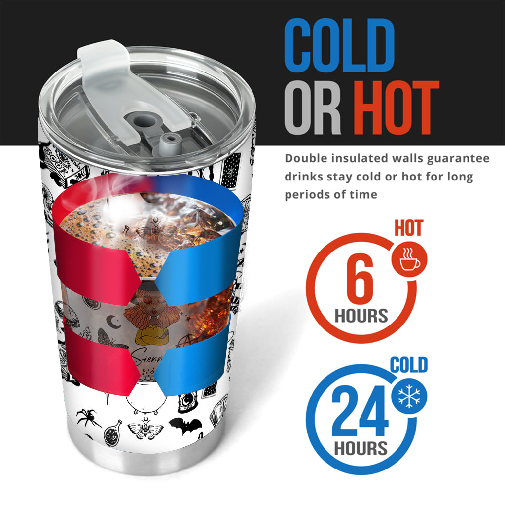 Schnalle dich an, Butterblume – personalisierter Hexenbecher