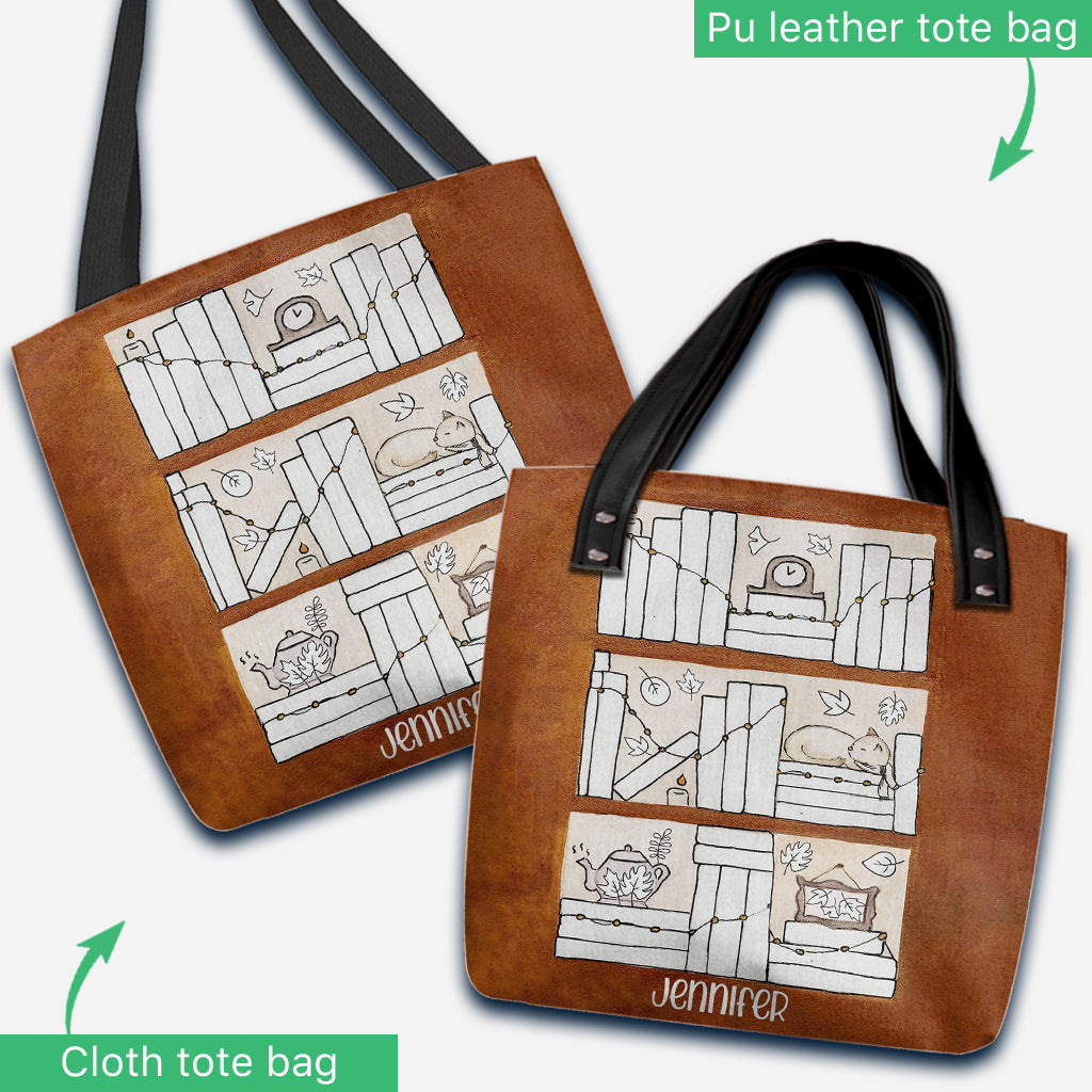 Lesetracker für vier Jahreszeiten – Personalisierte Büchertasche