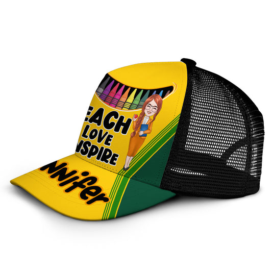 Positive Affirmations Butterfly - Personalized Butterfly Trucker Hat