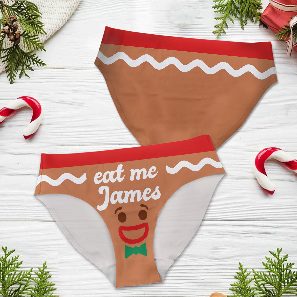 Iss mich – Humor für Erwachsene – Personalisierte Damen-Pärchenslips