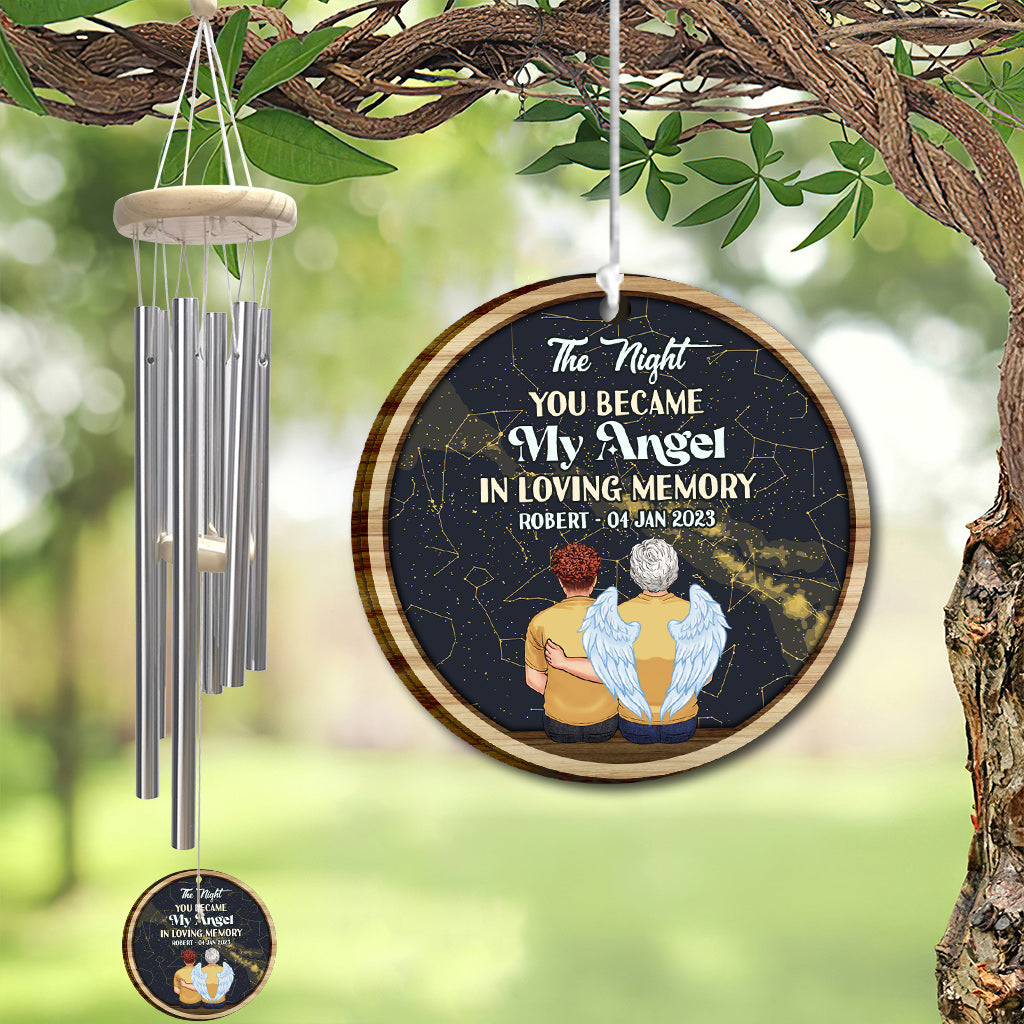 When I Look At The Stars - Personalized Memorial Wind Chime