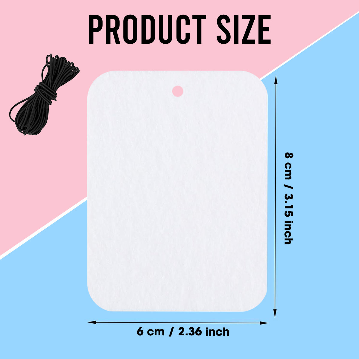 Ich liebe dich – Geschenk für Ehemann, Ehefrau, Freund, Freundin – Personalisierter rechteckiger Lufterfrischer