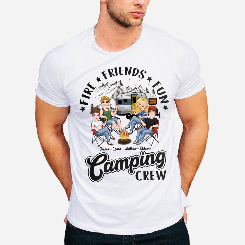 Camping Crew – Personalisiertes Camping-T-Shirt und Hoodie