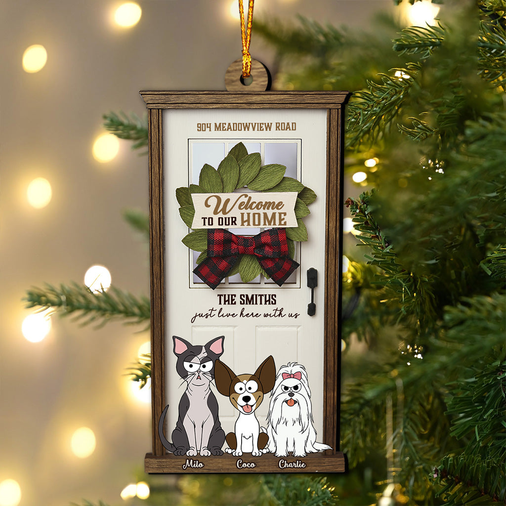 Willkommen in unserem Zuhause – personalisierter Hundeanhänger