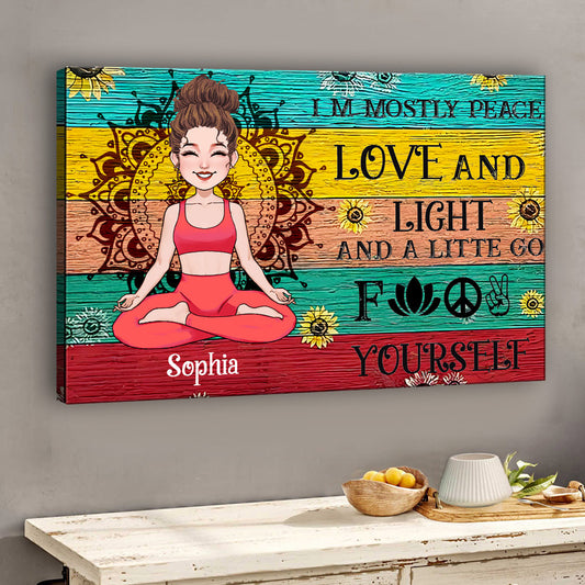 I Am - Personalized Yoga Canvas And Poster