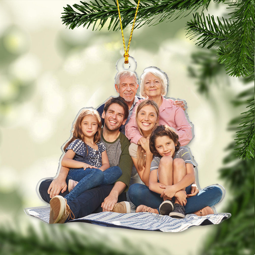 Foto hochladen – Geschenk für Großeltern – Geschenk für Oma und Opa – Personalisierter transparenter Schmuck