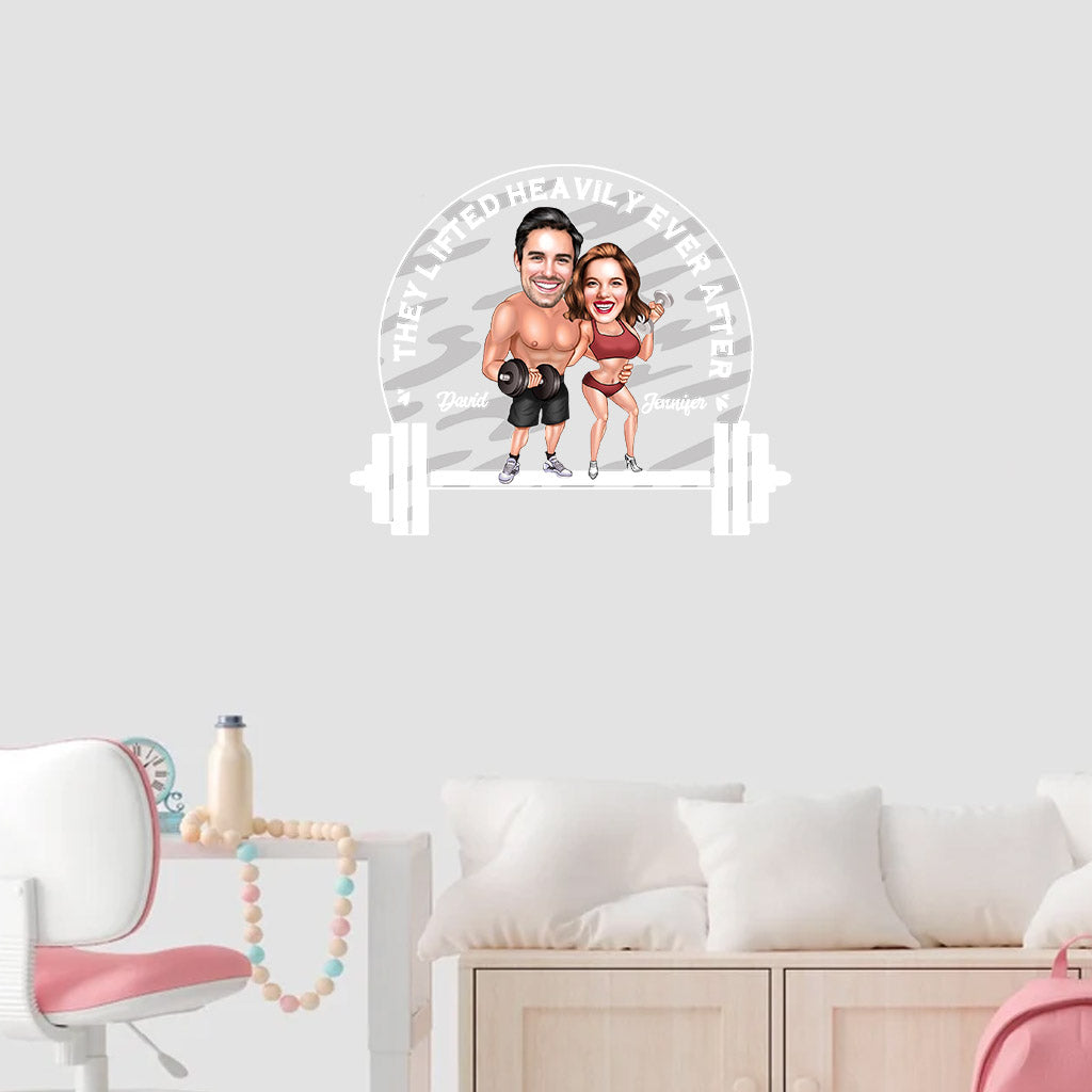 Sie hoben schwere Gewichte bis ans Ende ihrer Tage – Personalisierter Fitness-Aufkleber (Vollversion)