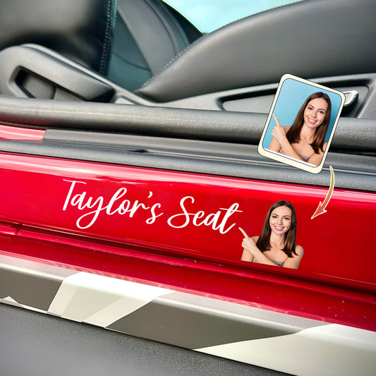 Autoaufkleber – Geschenk für Ehemann, Ehefrau, Freund, Freundin – Personalisierter Aufkleber, gestanzt