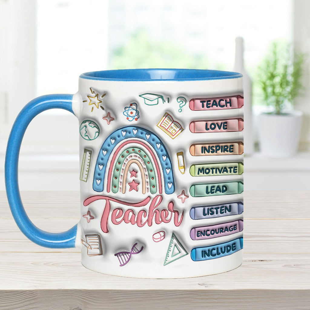 Vielen Dank, dass Sie ein so toller Lehrer sind! - Personalisierte Tasse mit Lehrer-Akzent