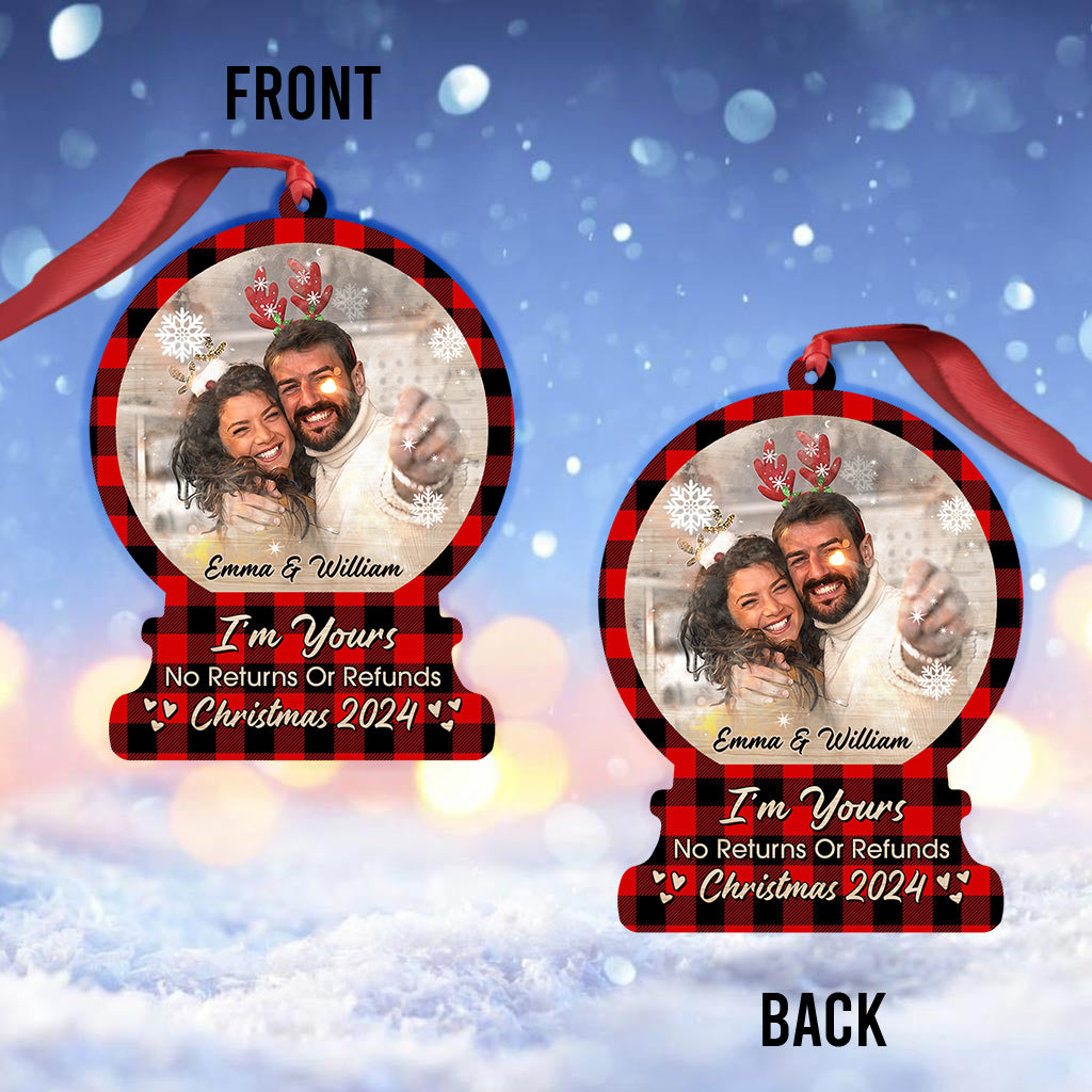 Ich gehöre dir – Keine Rückgabe oder Rückerstattung – Personalisierter Paarschmuck