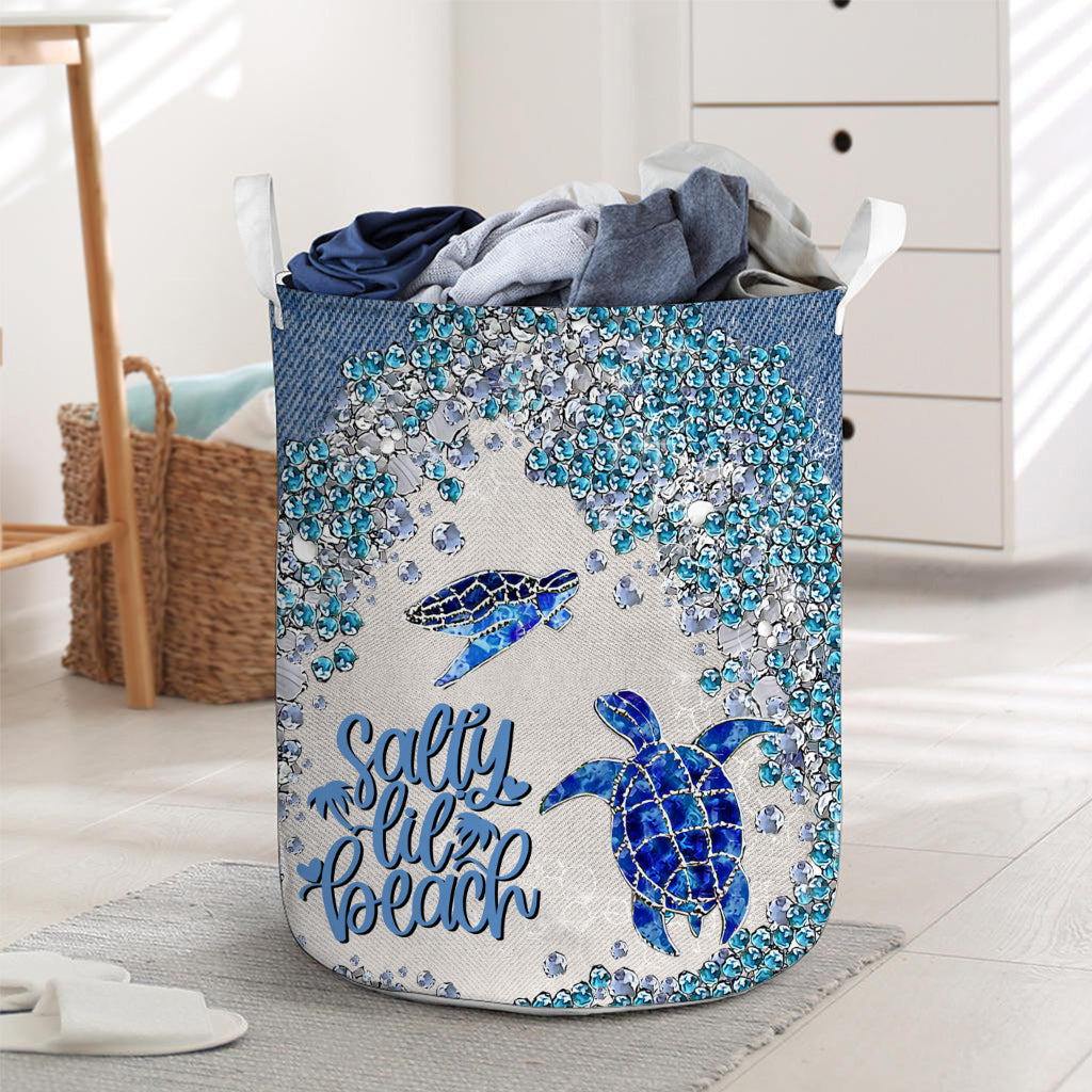 Turtle Bling – Personalisierter Schildkröten-Aufbewahrungskorb