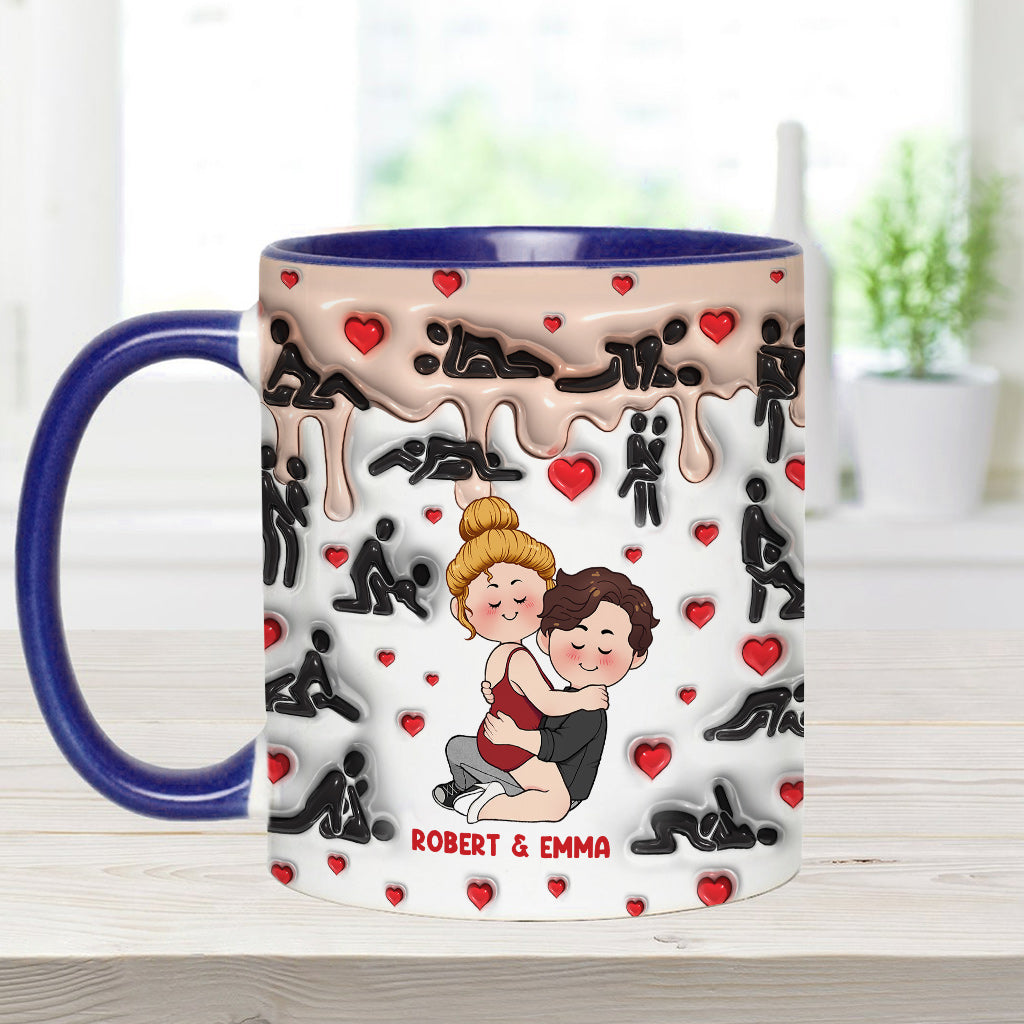 Meine Lieblingsbeschäftigung ist mit dir - Personalisierte Tasse für Paare