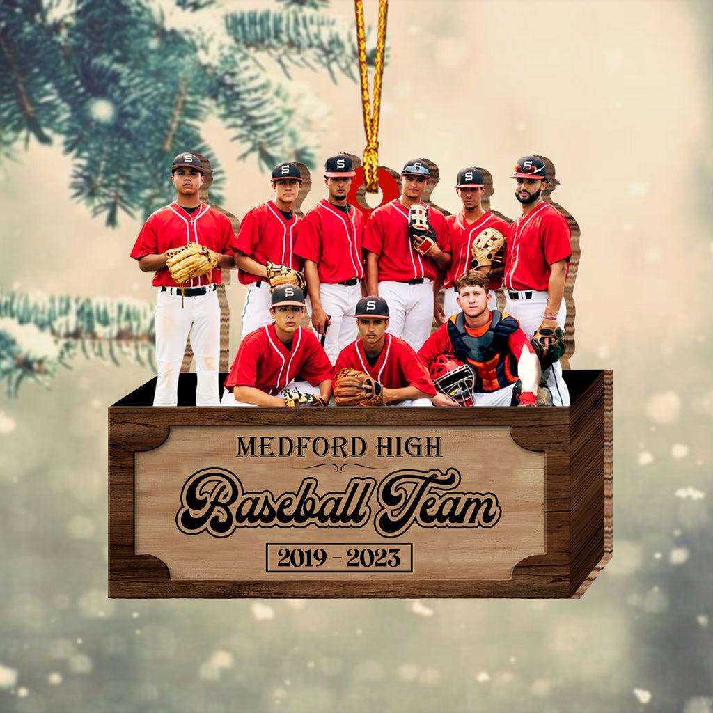 Baseball Christmas - Personalized Baseball Ornament