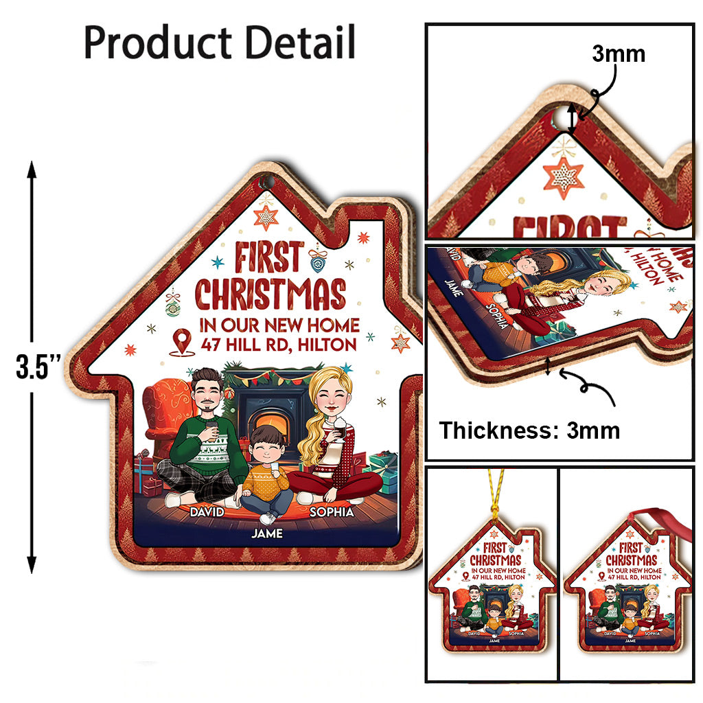 Erstes Weihnachtsfest im neuen Zuhause – personalisierter Einweihungsschmuck