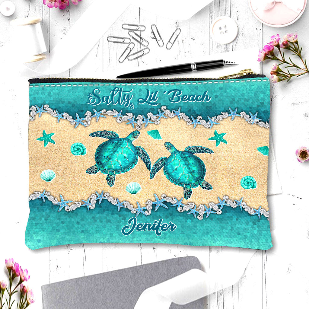 Salty Lil' Beach – Personalisierte Schildkrötentasche
