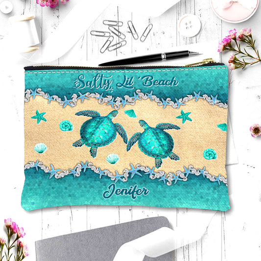 Salty Lil' Beach – Personalisierte Schildkrötentasche