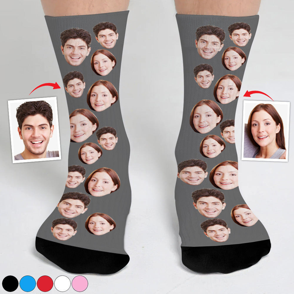 Individuell gestaltete Socken für Paare