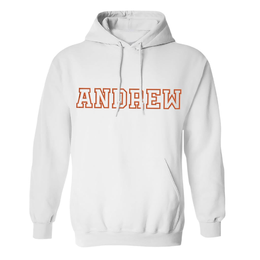 Personalisierter Hoodie mit Stickerei für Stiefväter – individueller Name