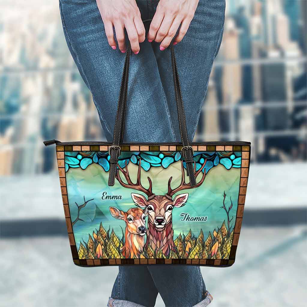 Du und ich, wir schaffen das – Personalisierte Jagdledertasche