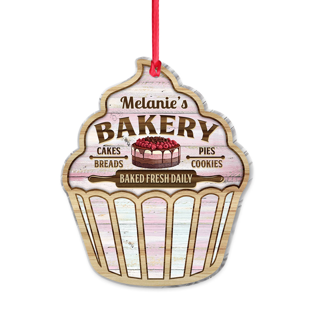 Einfach ein Mädchen, das Backen liebt – personalisierter Backschmuck