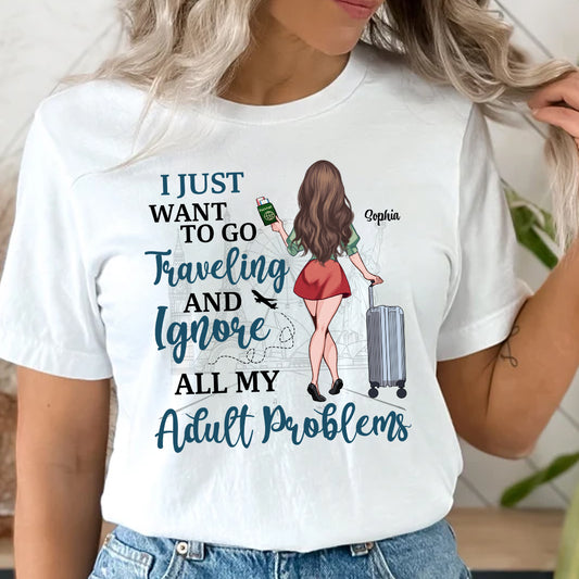 So The Adventure - Travelling gift for mom, daughter, granddaughter, wife, girlfriend, friend - Personalized T-shirt And Hoodie