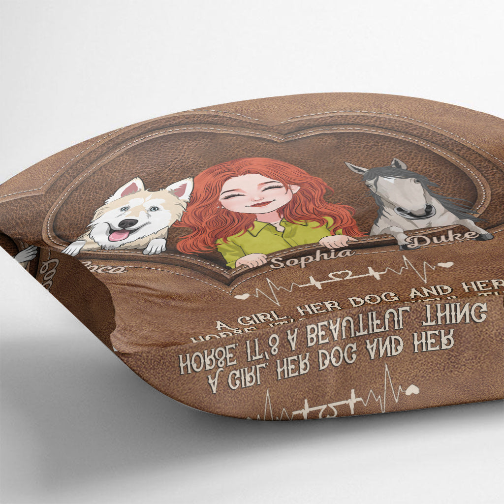 Was für ein schönes Ding – personalisiertes Pferde-Dekokissen