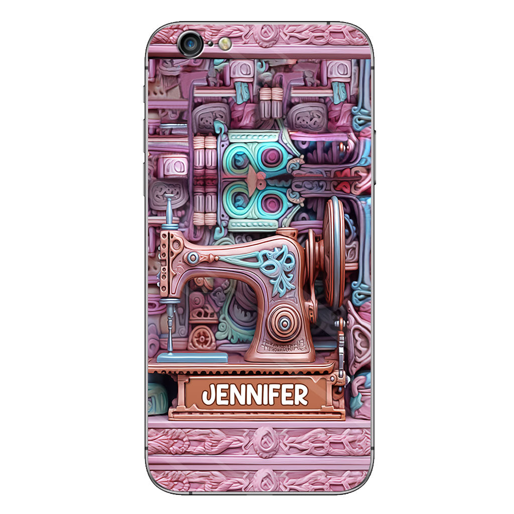 Nähbegeisterung – Personalisierte Handyhülle zum Thema Nähen