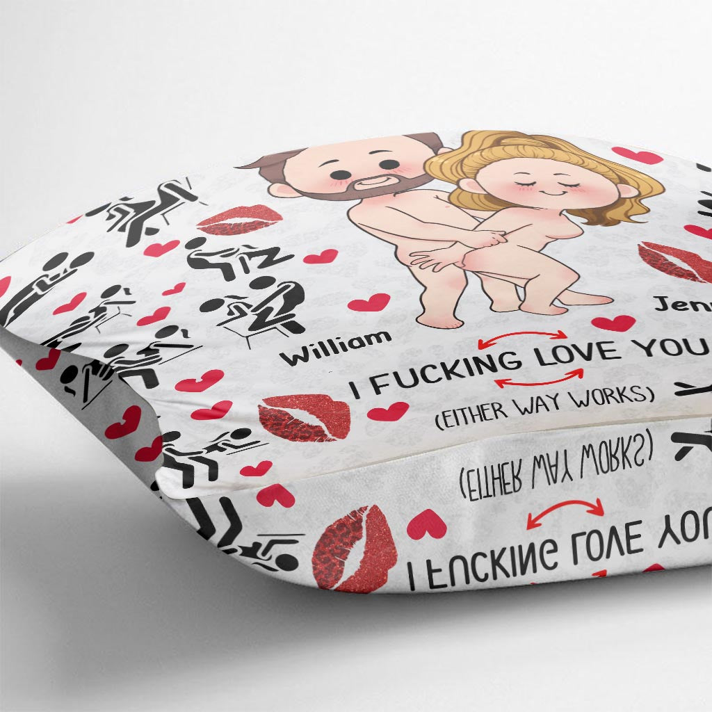 Ich liebe dich – Personalisiertes Pärchenkissen