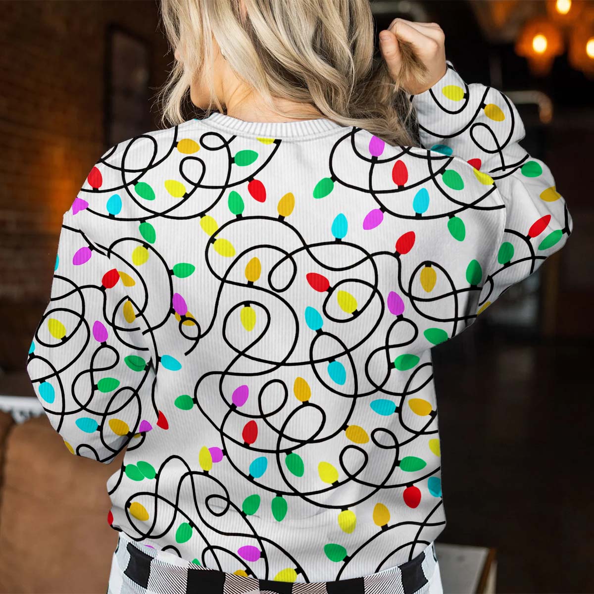 Ich kann dich auf die Liste der Unartigen bringen – Geschenk für Ehemann, Ehefrau, Freund, Freundin – Personalisierter hässlicher Pullover