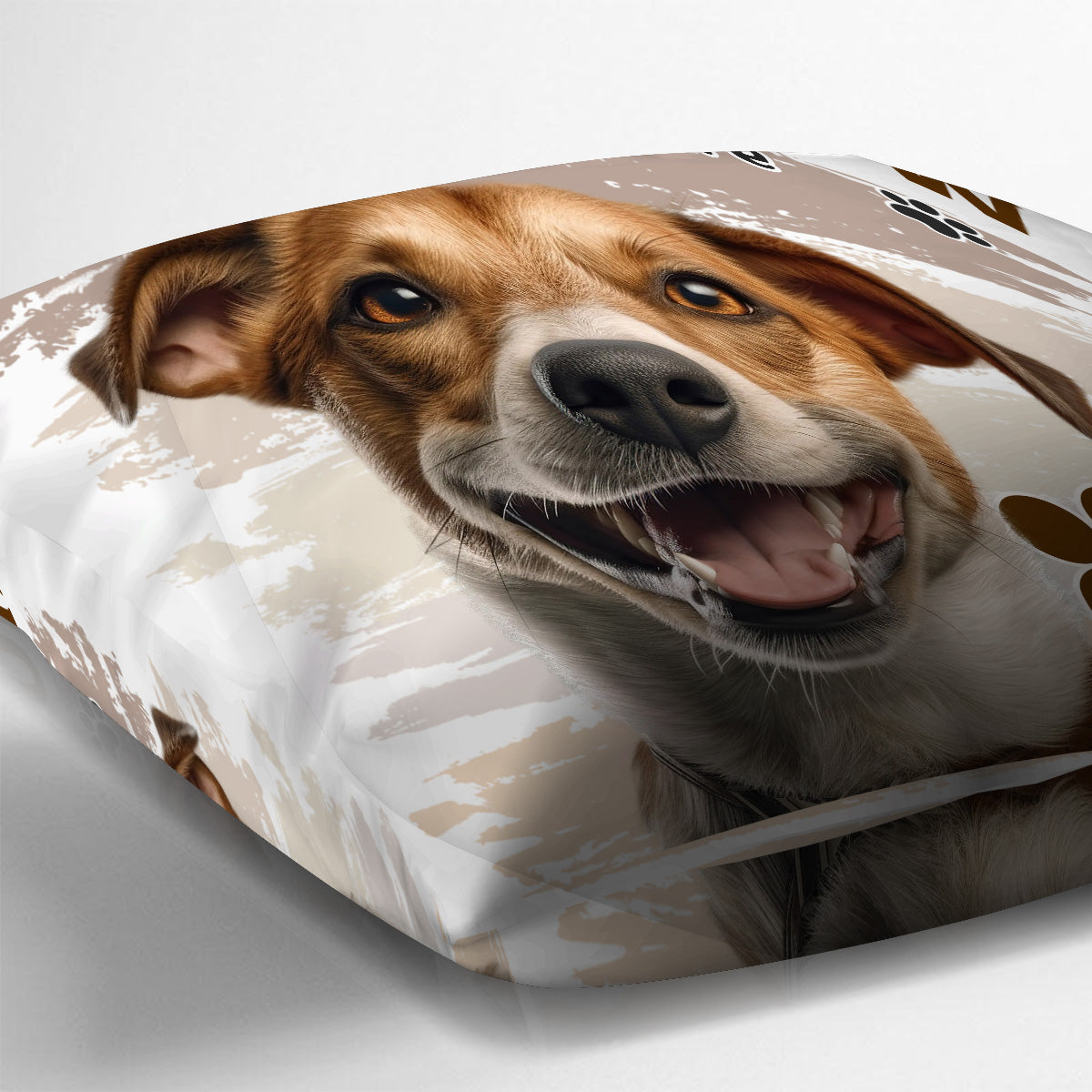 Wenn du mich vermisst, umarme dieses personalisierte Hundekissen