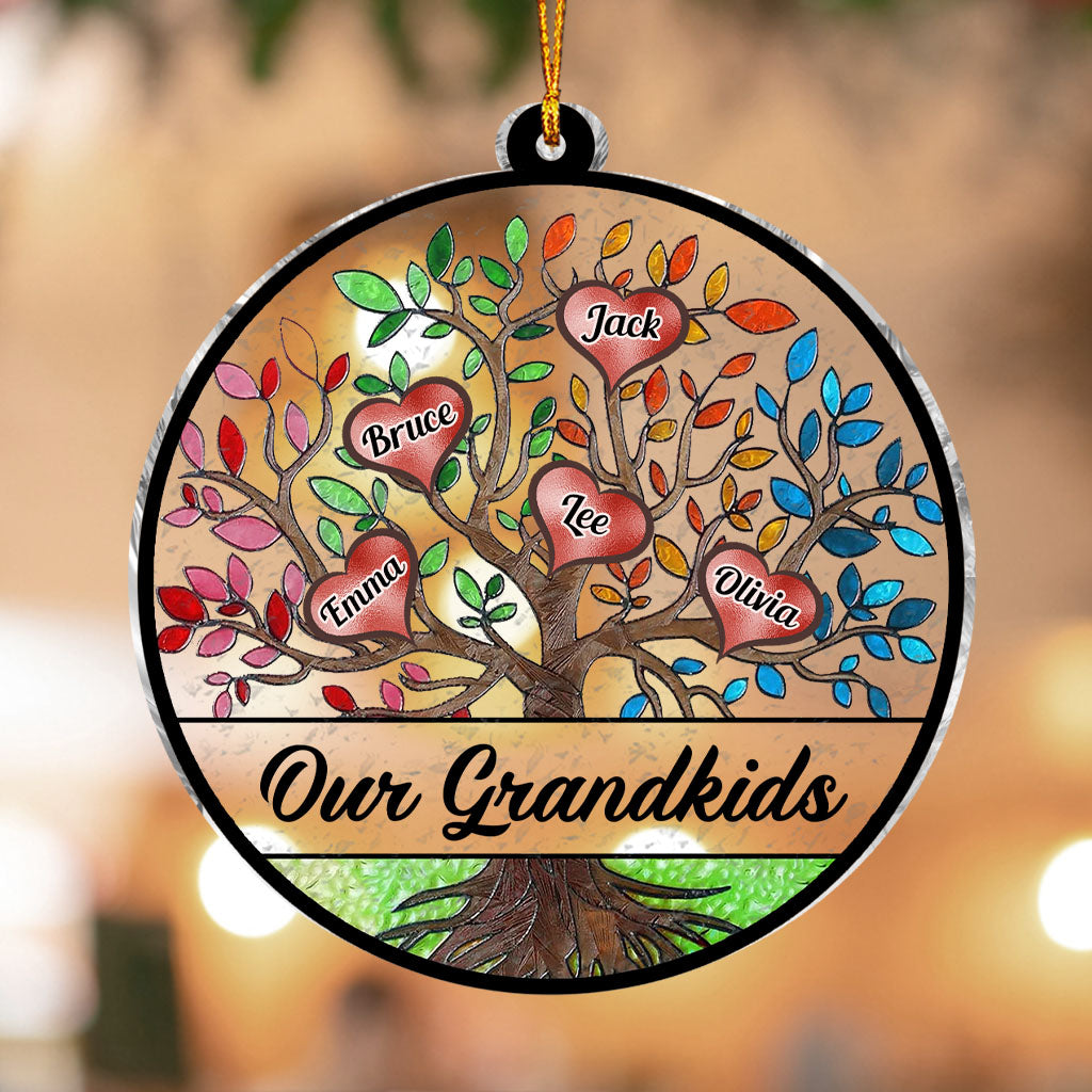 Meine Enkelkinder – Personalisierter transparenter Oma-Anhänger