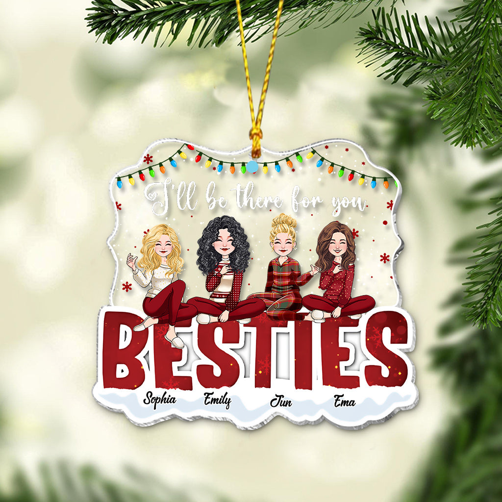 Ich bin für dich da – Personalisierter transparenter Anhänger für deine beste Freundin