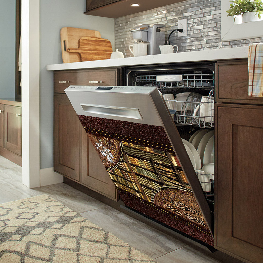 Library - Personalized Librarian Dishwasher Cover