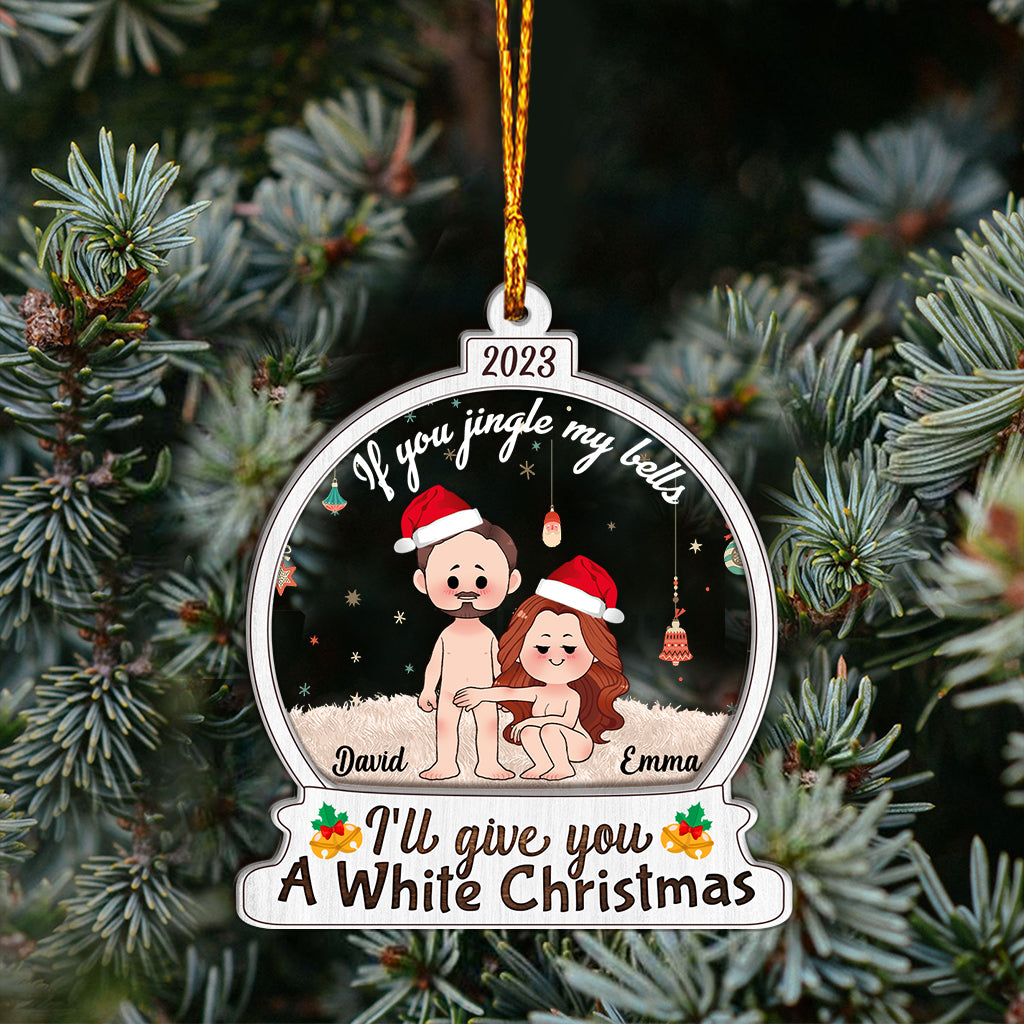 Wenn du meine Glocken läutest – Personalisierter Paar-Lagenmix-Weihnachtsbaumschmuck