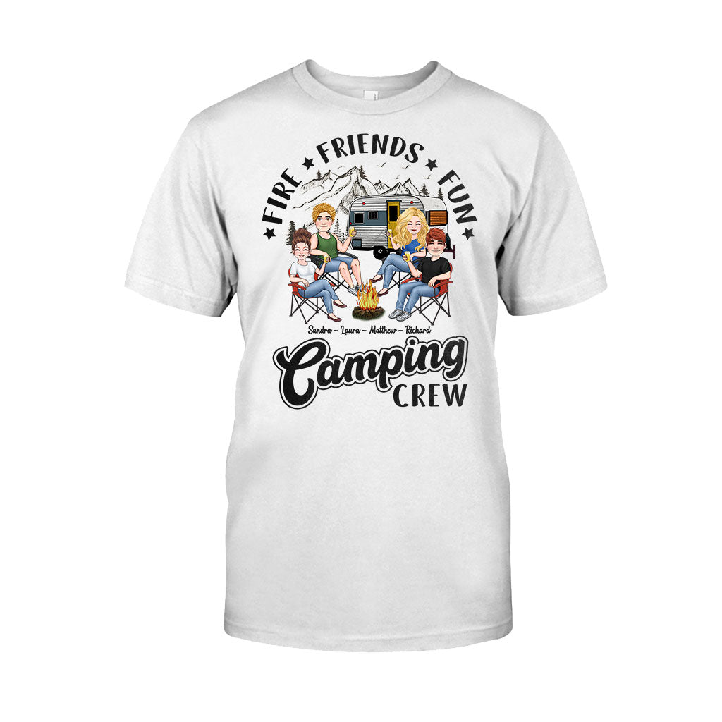 Camping Crew – Personalisiertes Camping-T-Shirt und Hoodie