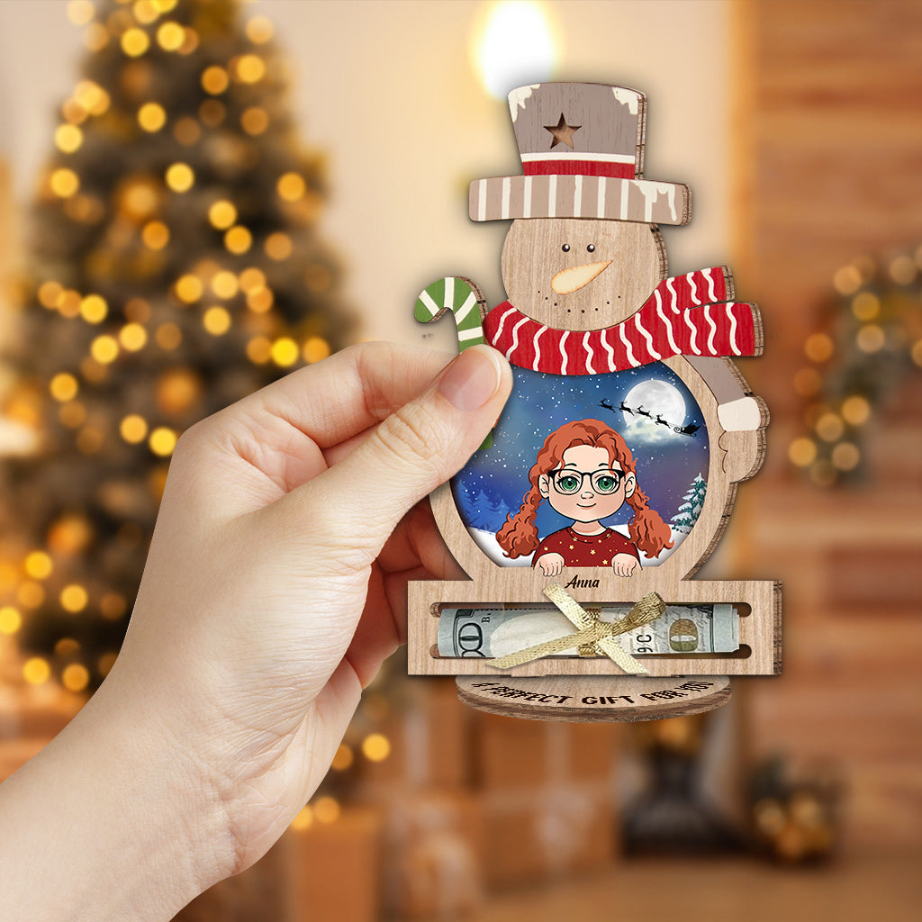 Weihnachtsgeschenk – Personalisierte freistehende Holzplakette für Oma