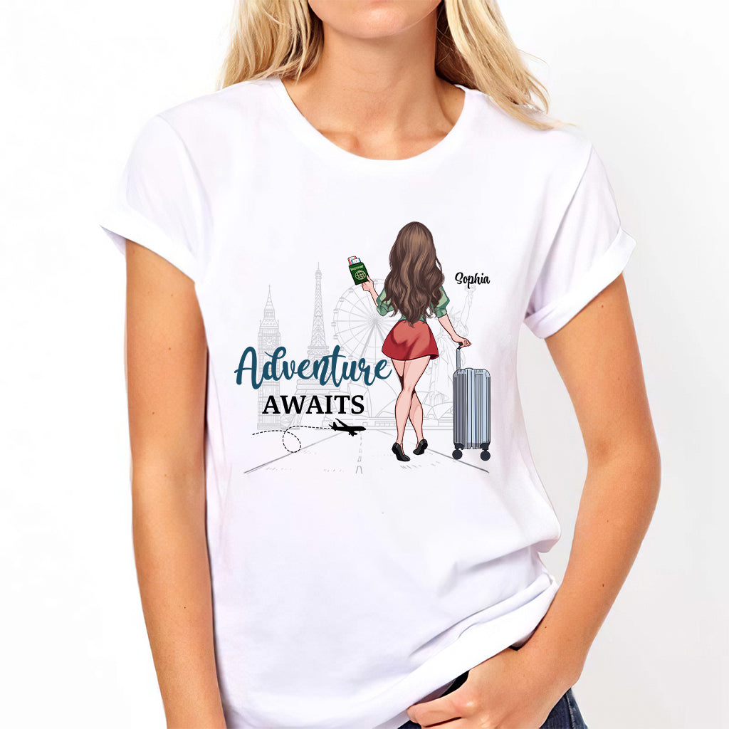 So The Adventure - Travelling gift for mom, daughter, granddaughter, wife, girlfriend, friend - Personalized T-shirt And Hoodie