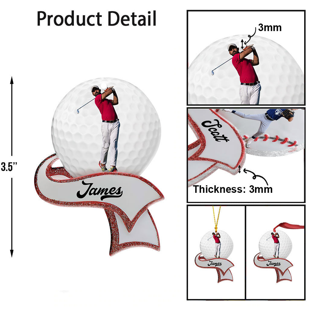 Golf Lover - Personalized Golf Ornament
