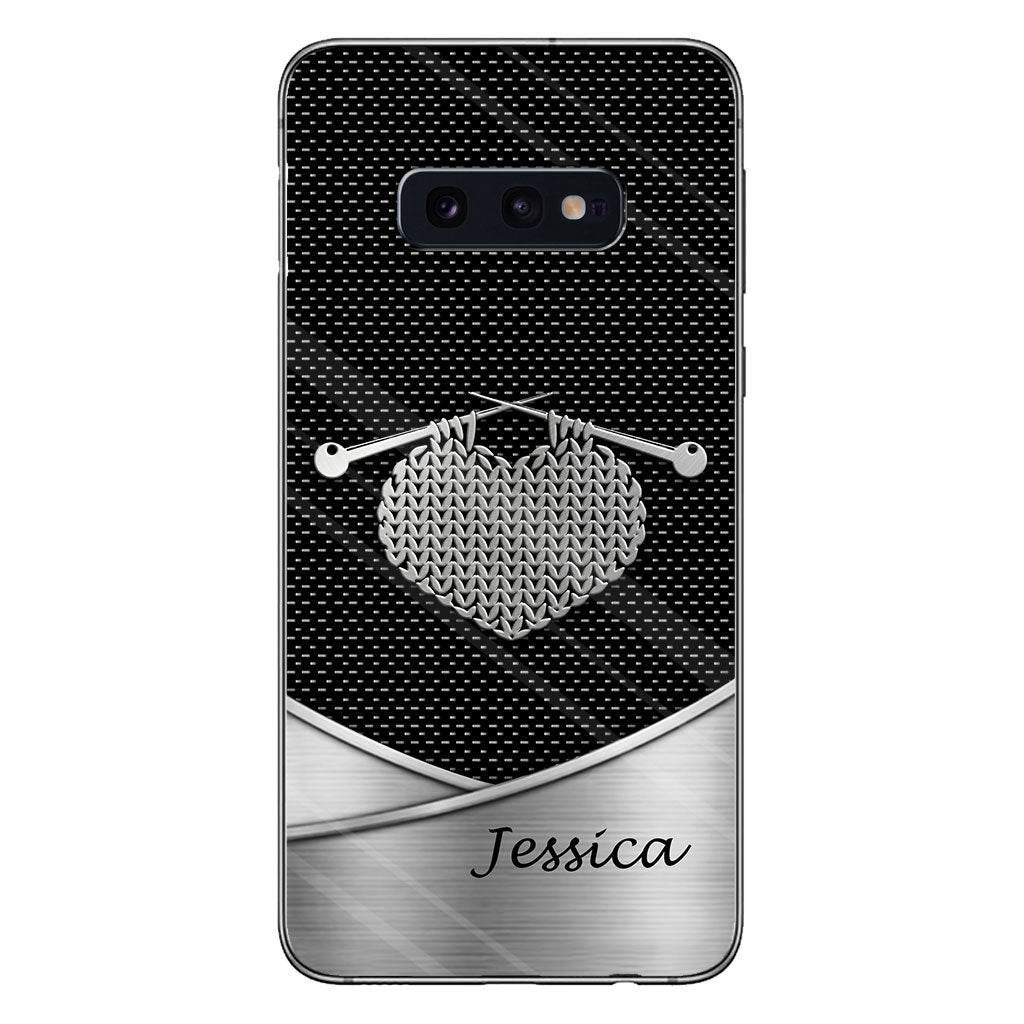 Love Knitting - Personalized Knitting Phone Case