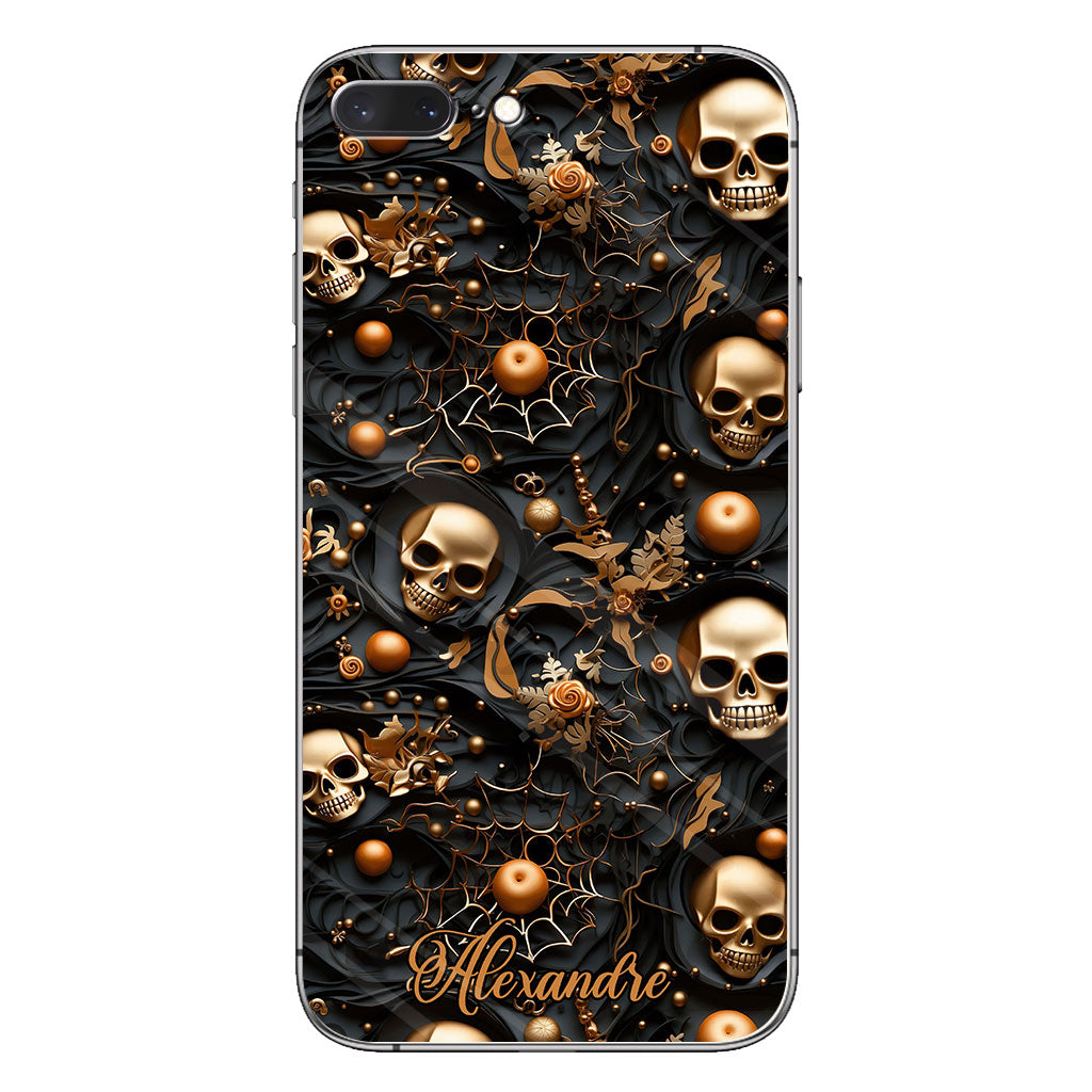 Gold Skull - Personalized Skull Phone Case