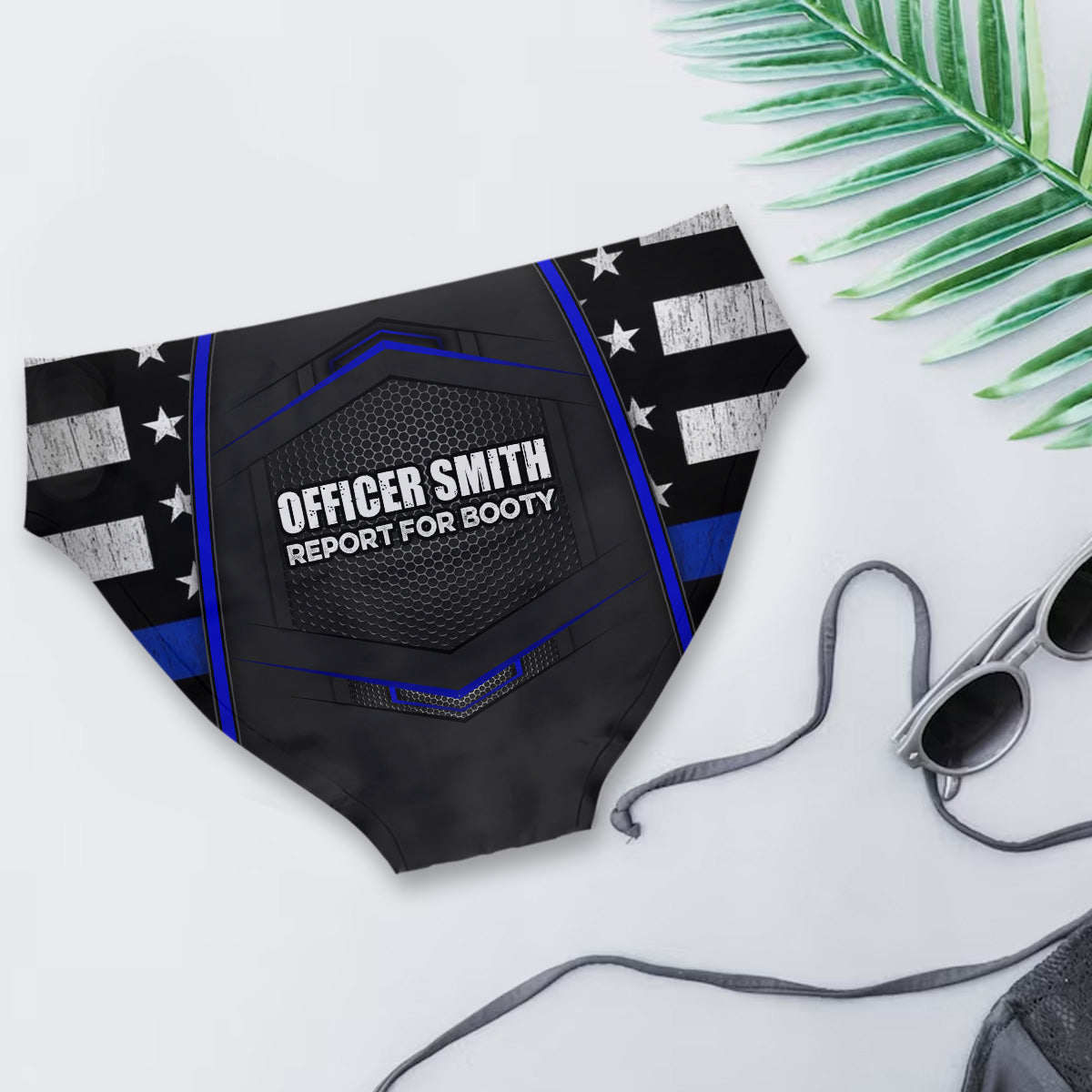 Officer Report For Booty - Personalized Police Officer Women Briefs