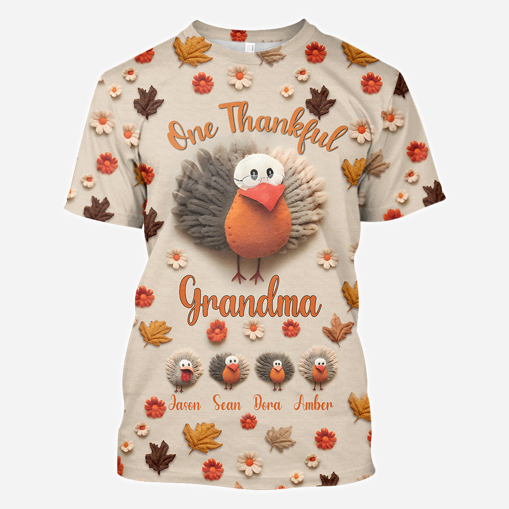 Eine dankbare Oma – Personalisiertes Oma-Shirt