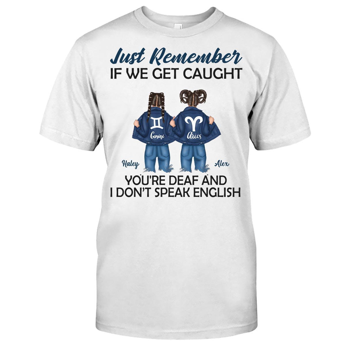 Trouble Together - Personalized Bestie T-shirt And Hoodie