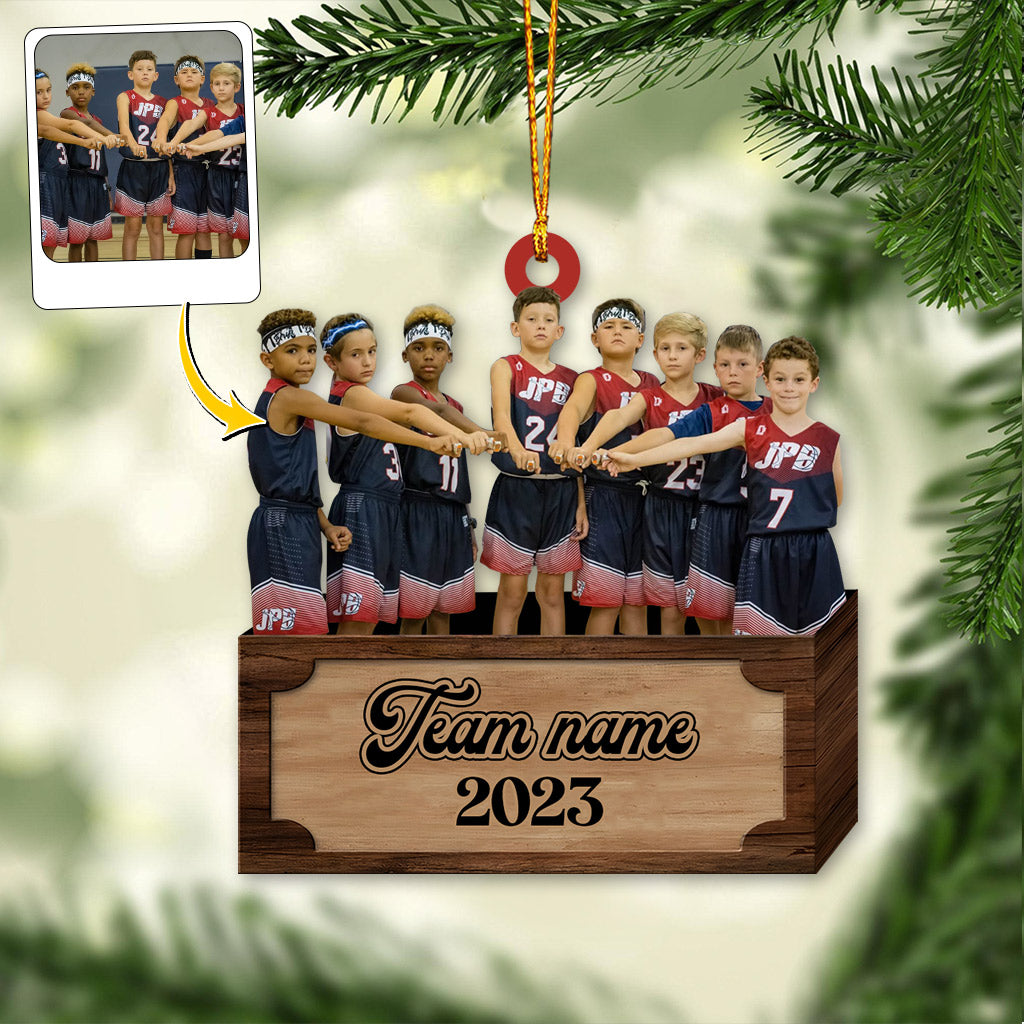 Basketball-Weihnachtsbaumschmuck – Personalisierter Basketball-Weihnachtsbaumschmuck