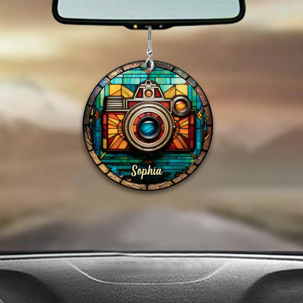 Just A Girl Who Loves Photography - Personalized Photography Car Ornament